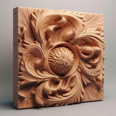 Patterns and decorations r0x 3 3d model